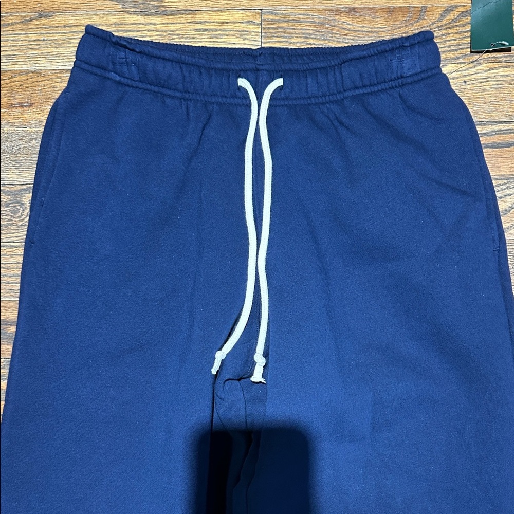 Women's Navy Drawstring Jogger Pants - Picture 2 of 6
